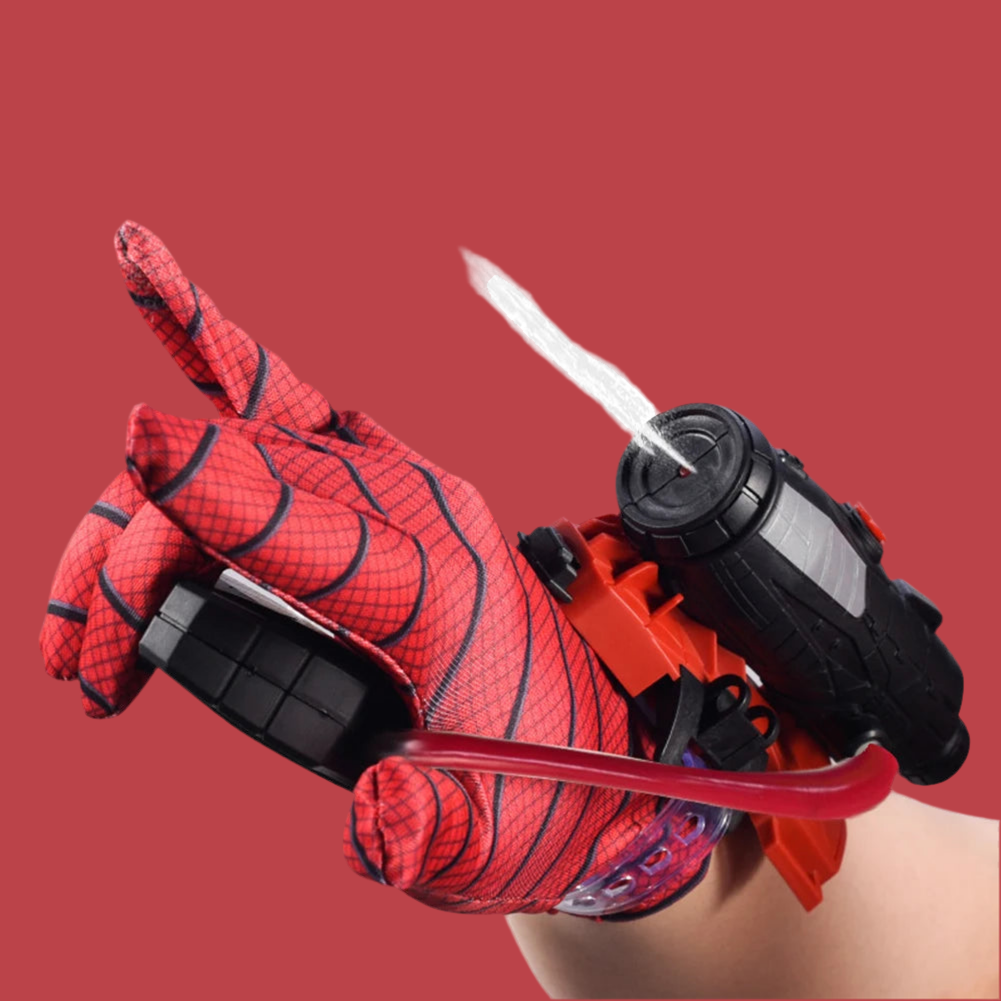 Spider Web Shooters Toy Water Guns with Glove Superhero Squirt Guns Wrist Water Sprayer Toy for Kids Adults